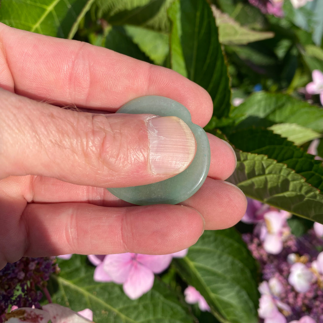 Green Aventurine Heart Worry Stone – Growth &amp; Optimism