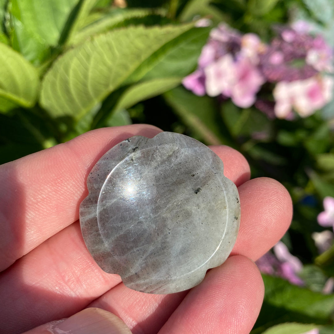 Labradorite Flower Worry Stone – Magic &amp; Transformation
