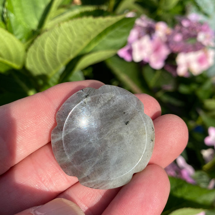Labradorite Flower Worry Stone – Magic &amp; Transformation