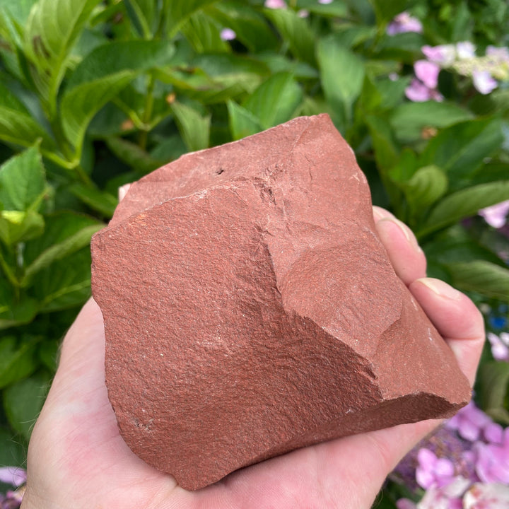 Large Raw Red Jasper Crystal – Strength &amp; Grounding Energy