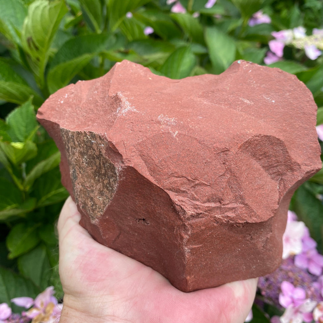 Large Raw Red Jasper Crystal – Strength &amp; Grounding Energy