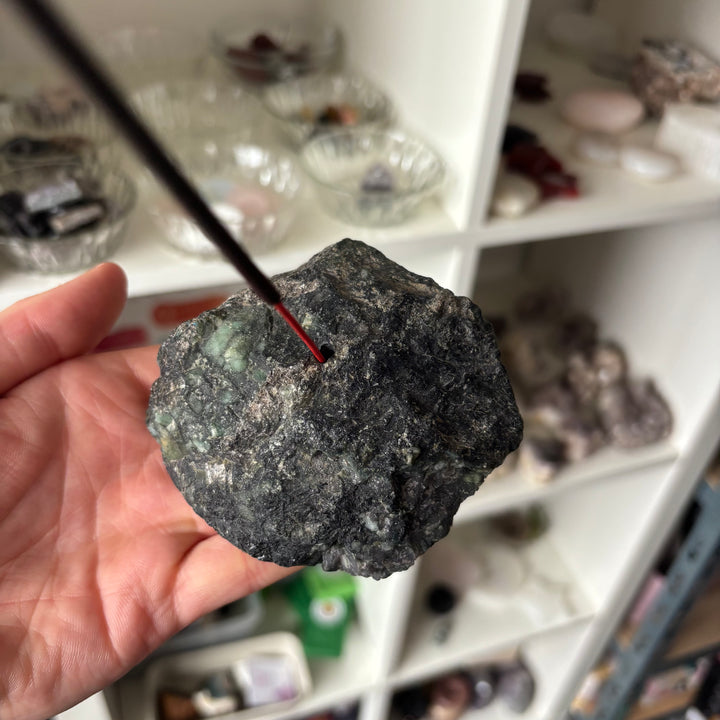 Emerald Incense Stick Holder