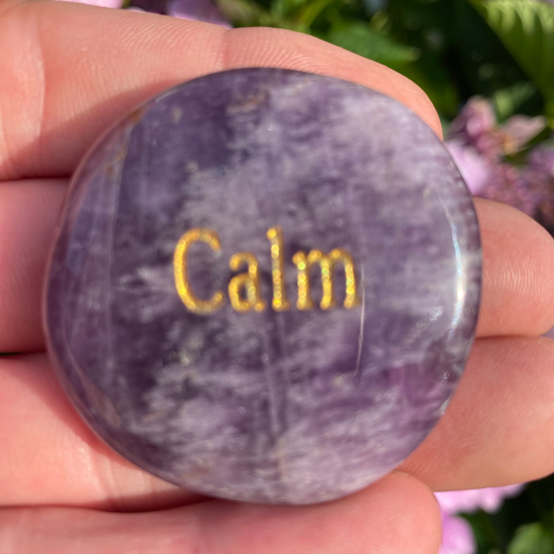 Dream Amethyst “CALM” Smoothstone – Calm &amp; Peace