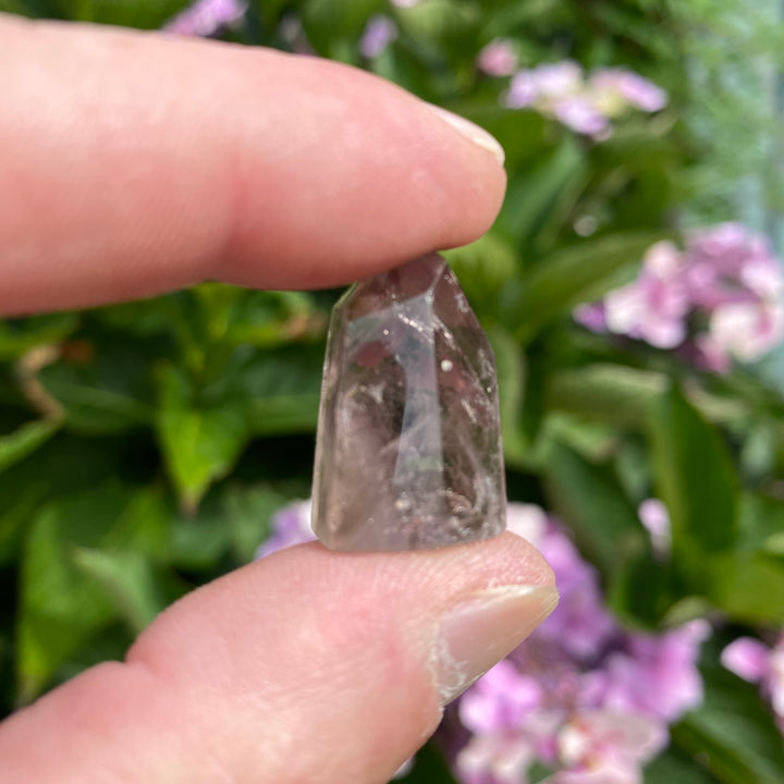 Small Smoky Quartz Pointed Tower – Grounding &amp; Protection