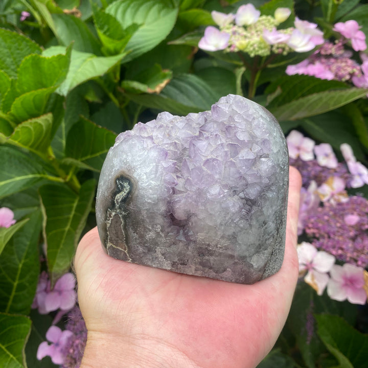 Amethyst Cut Base Freeform Crystal – Soft Calm Energy