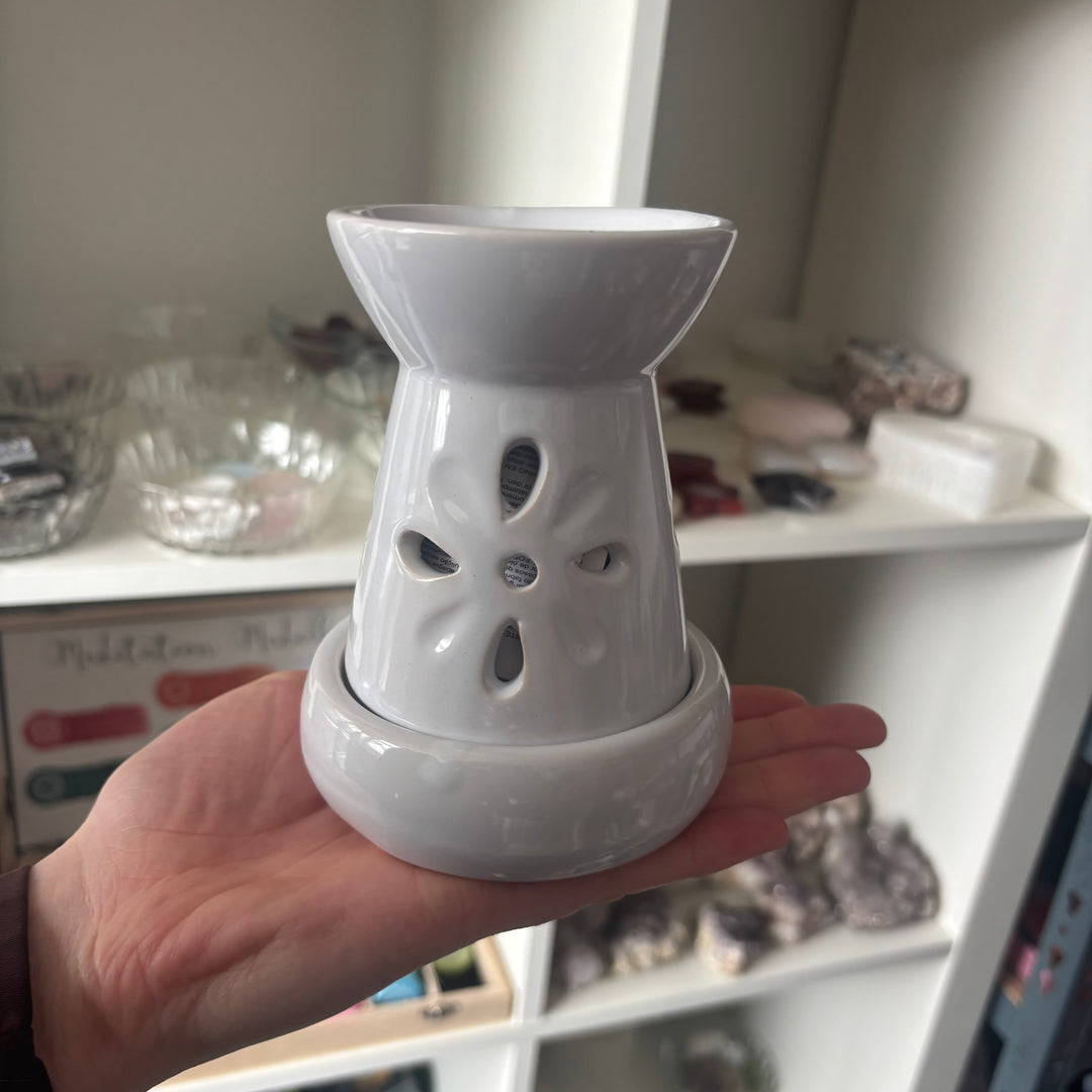 Floral cut out Oil and Wax Burner