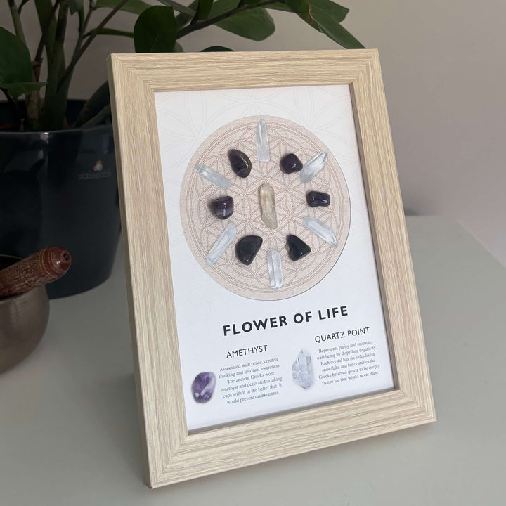 Framed artwork titled &