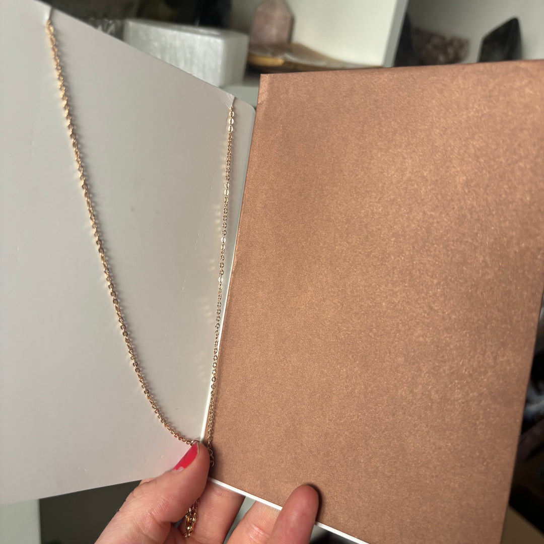 Gemini Zodiac Necklaces | with greeting Card