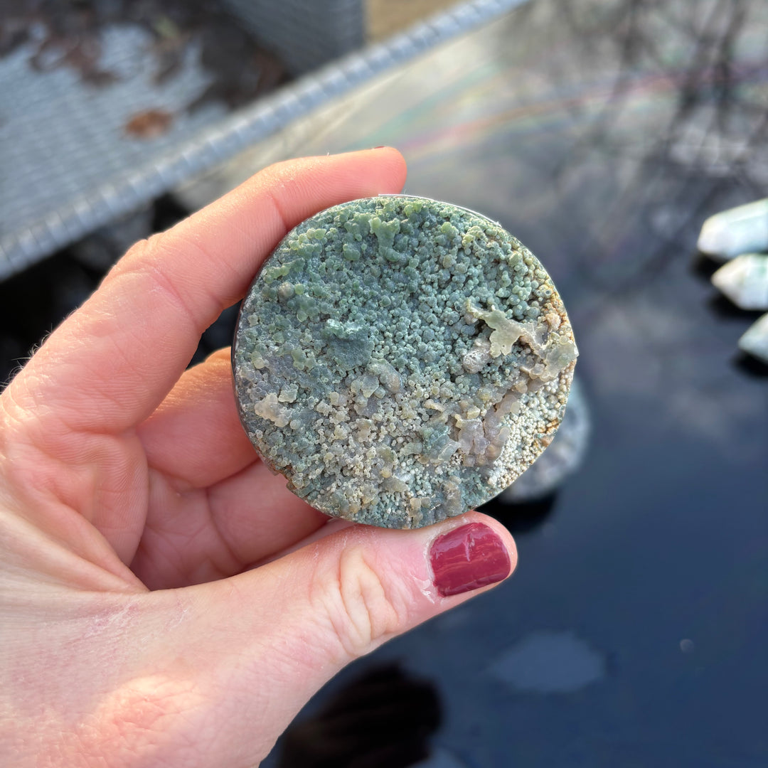 Grape Agate Crystal Freeform