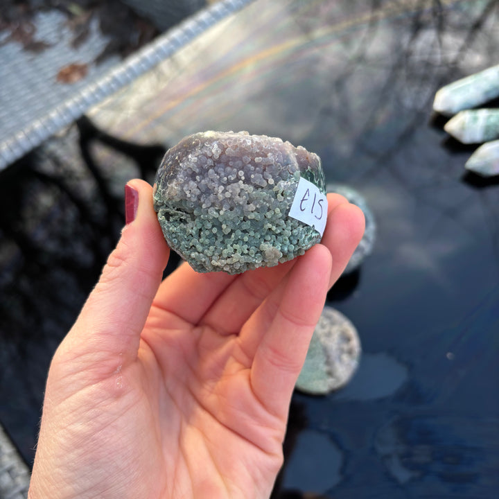 Grape Agate Crystal Freeform