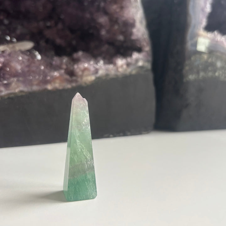 The Quirky Corner - Rainbow Fluorite Mini Tower