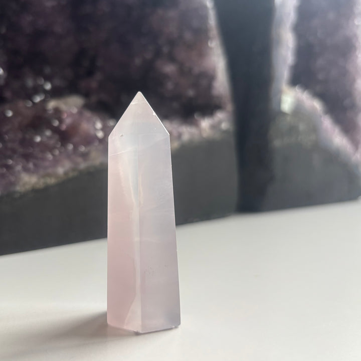 The Quirky Corner - Lavender Fluorite Crystal Tower