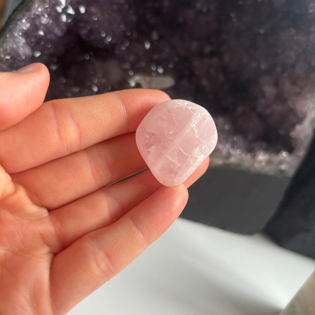 The Quirky Corner - Rose Quartz Dragon Egg