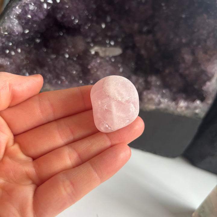 The Quirky Corner - Rose Quartz Dragon Egg