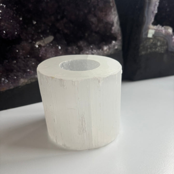 The Quirky Corner - Selenite Tea-light Holder