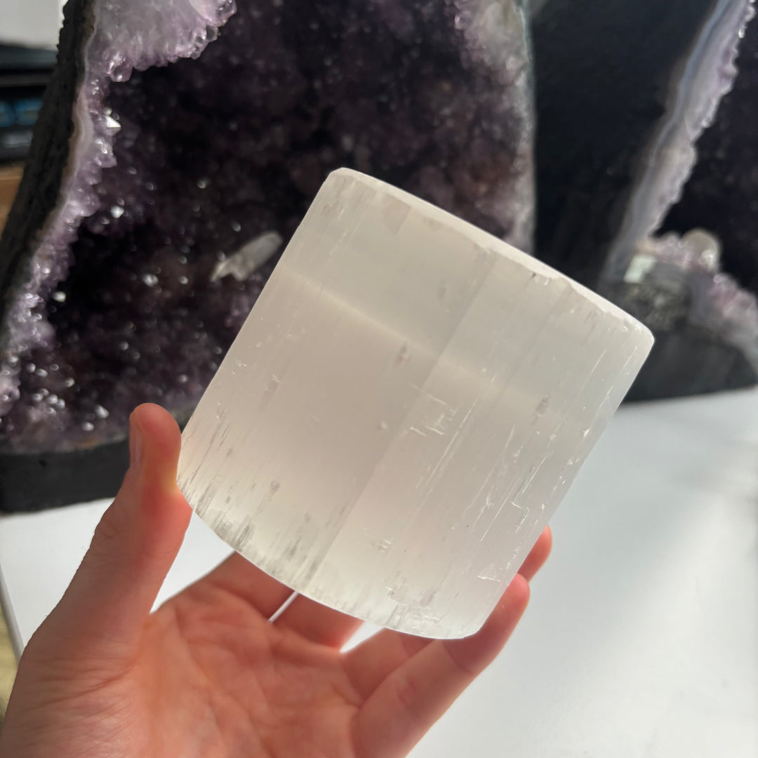 The Quirky Corner - Selenite Tea-light Holder