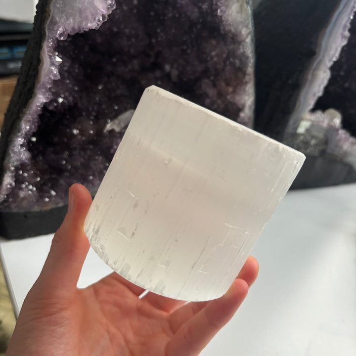 The Quirky Corner - Selenite Tea-light Holder