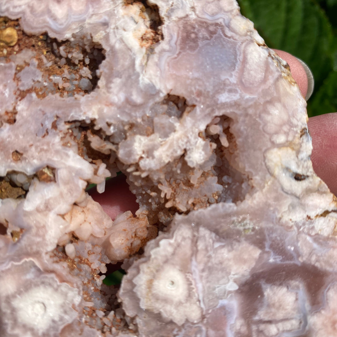 Small Pink Amethyst Slab – Pocket-Sized Soft Energy