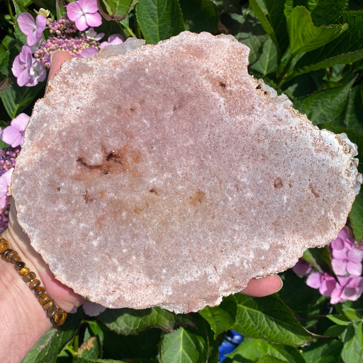 Large Pink Amethyst Slab – Soft Healing Energy