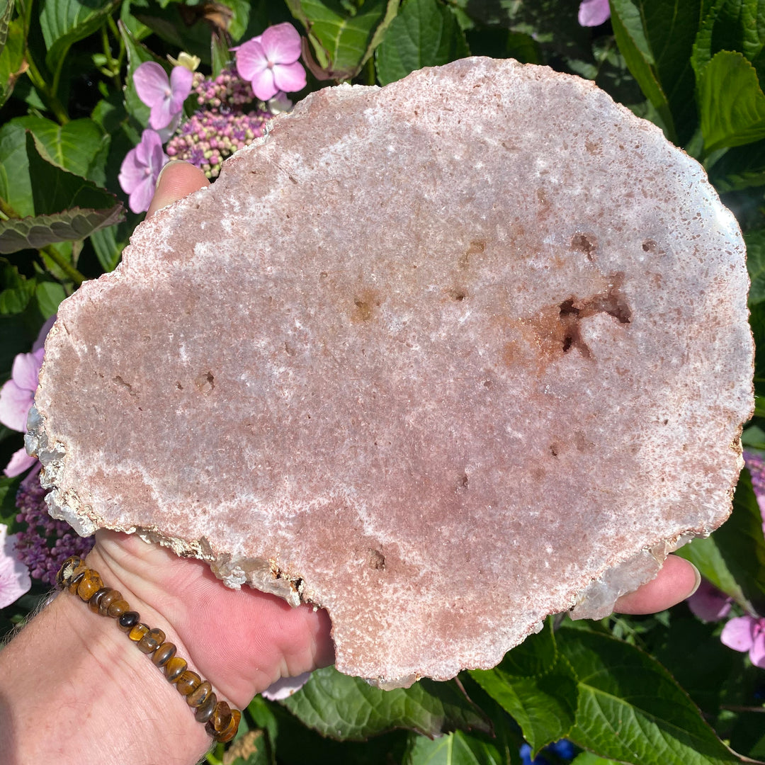 Large Pink Amethyst Slab – Soft Healing Energy