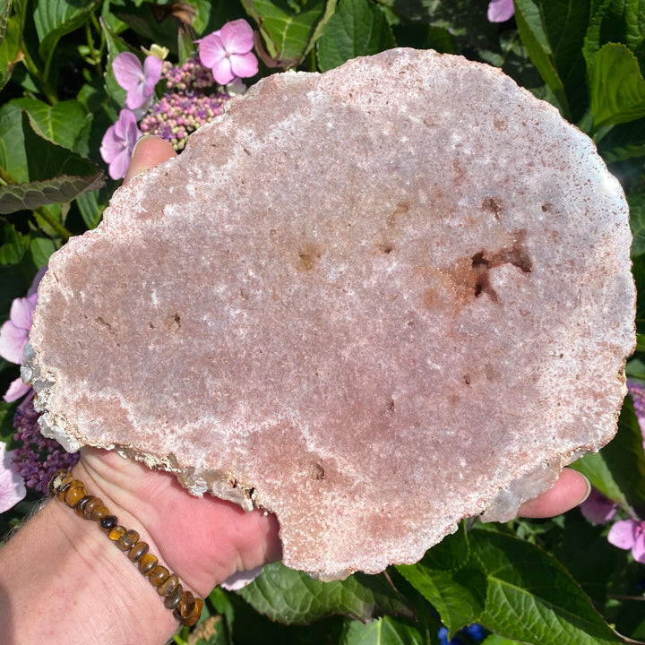 Large Pink Amethyst Slab – Soft Healing Energy