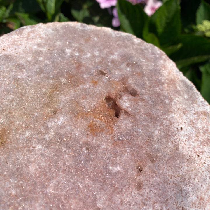 Large Pink Amethyst Slab – Soft Healing Energy