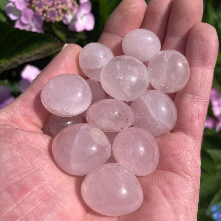 Star Rose Quartz Tumble Stones – Soft Heart Energy
