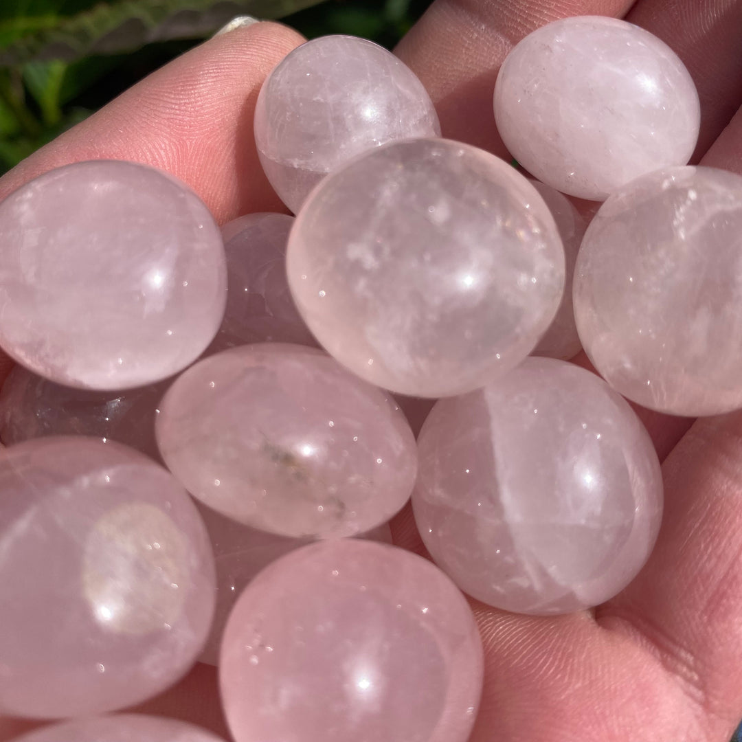 Star Rose Quartz Tumble Stones – Soft Heart Energy