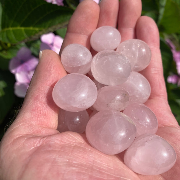 Star Rose Quartz Tumble Stones – Soft Heart Energy