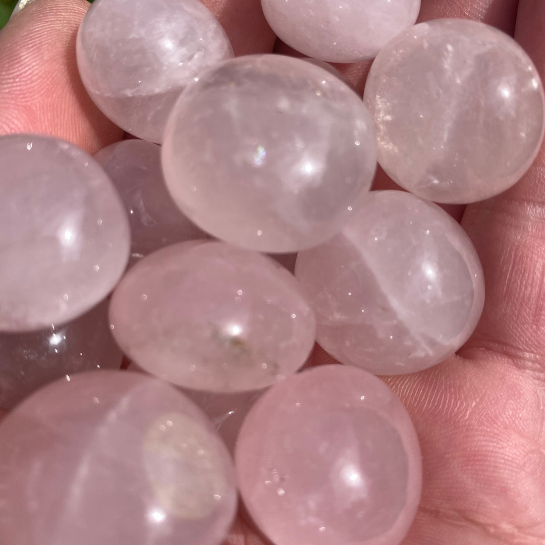 Star Rose Quartz Tumble Stones – Soft Heart Energy