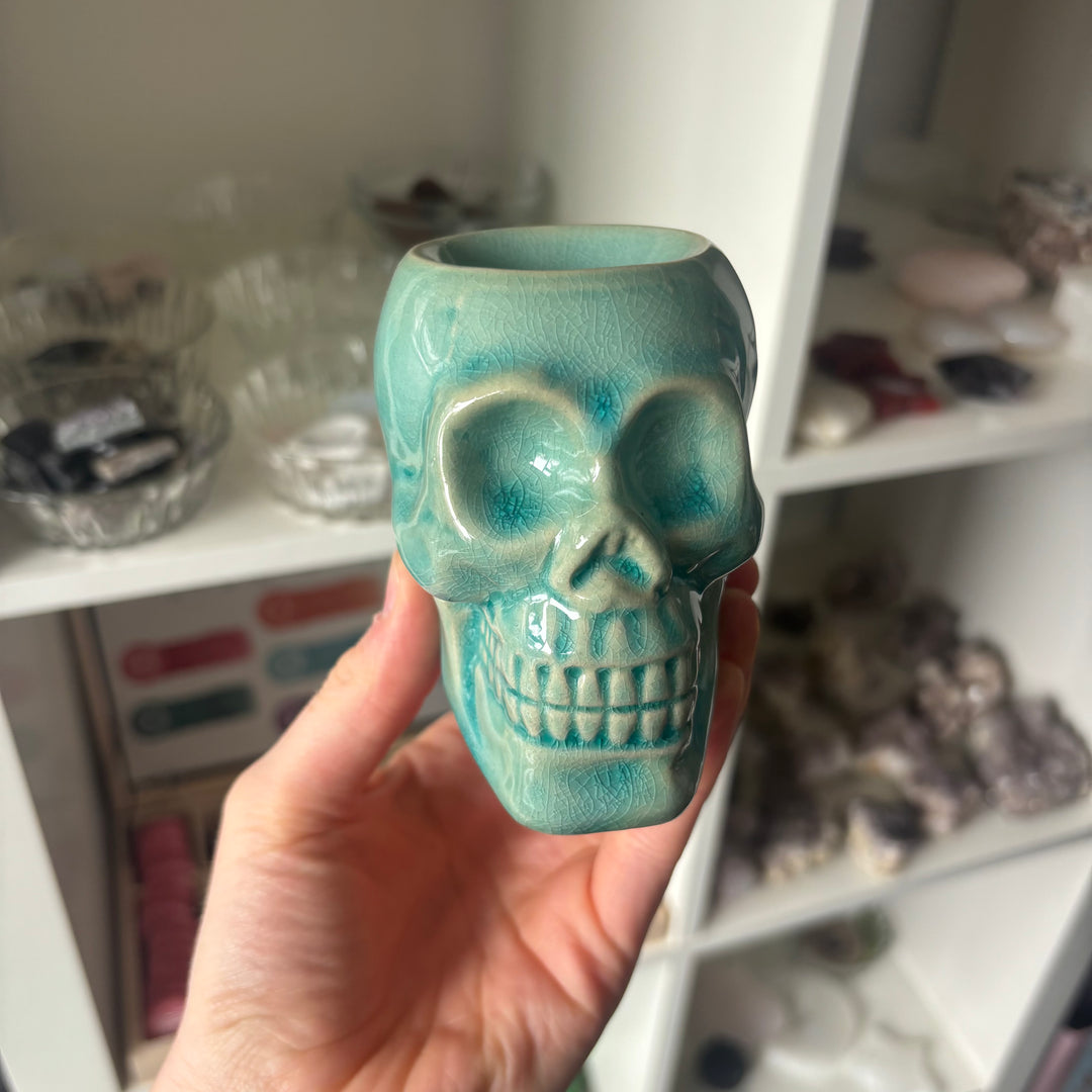 Mini Skull Oil Burner