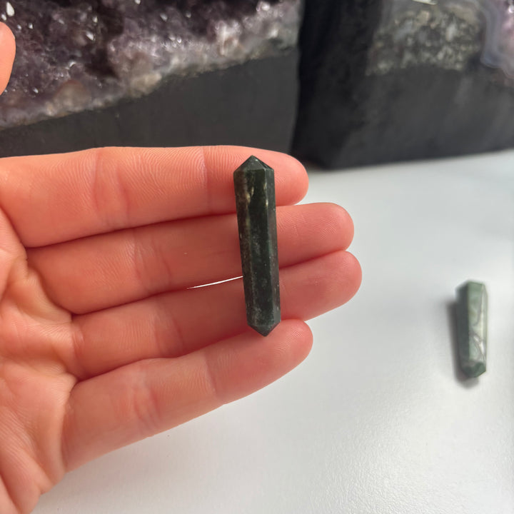 The Quirky Corner - Mini Tree Agate Double-Terminated Point | Grounding Energy