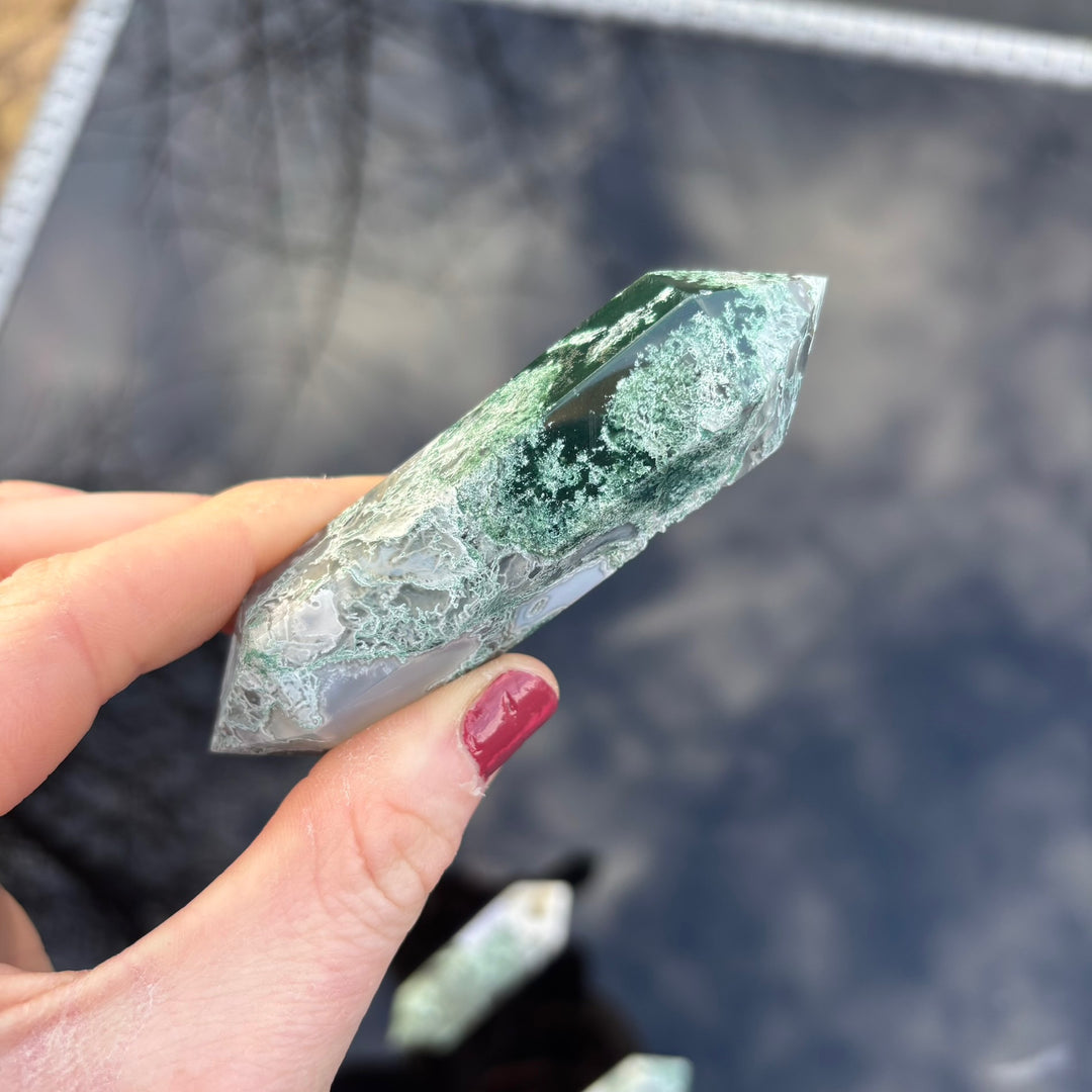 Moss Agate DT Point Style 3