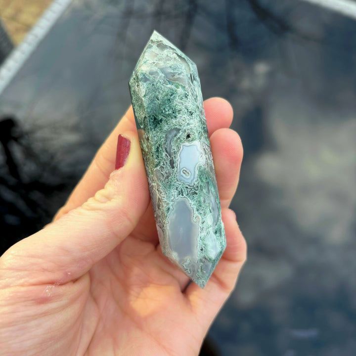Moss Agate DT Point Style 3