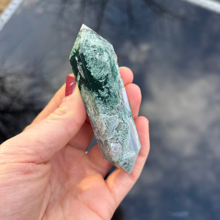 Moss Agate DT Point Style 3