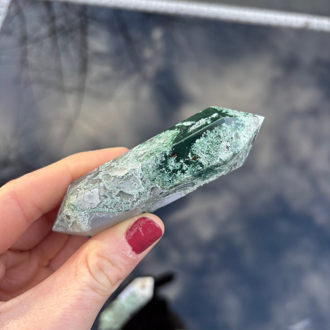 Moss Agate DT Point Style 3