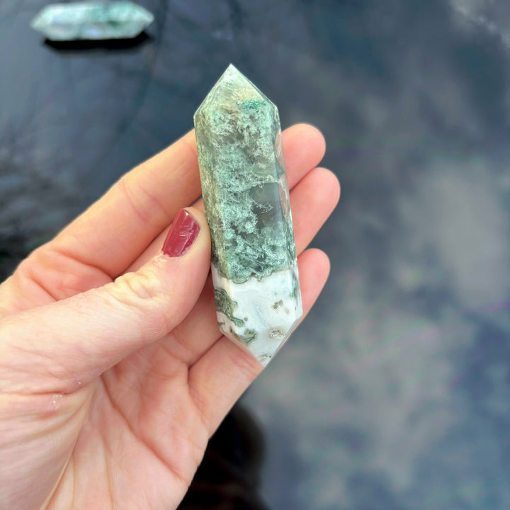 Moss Agate DT Point Style 2