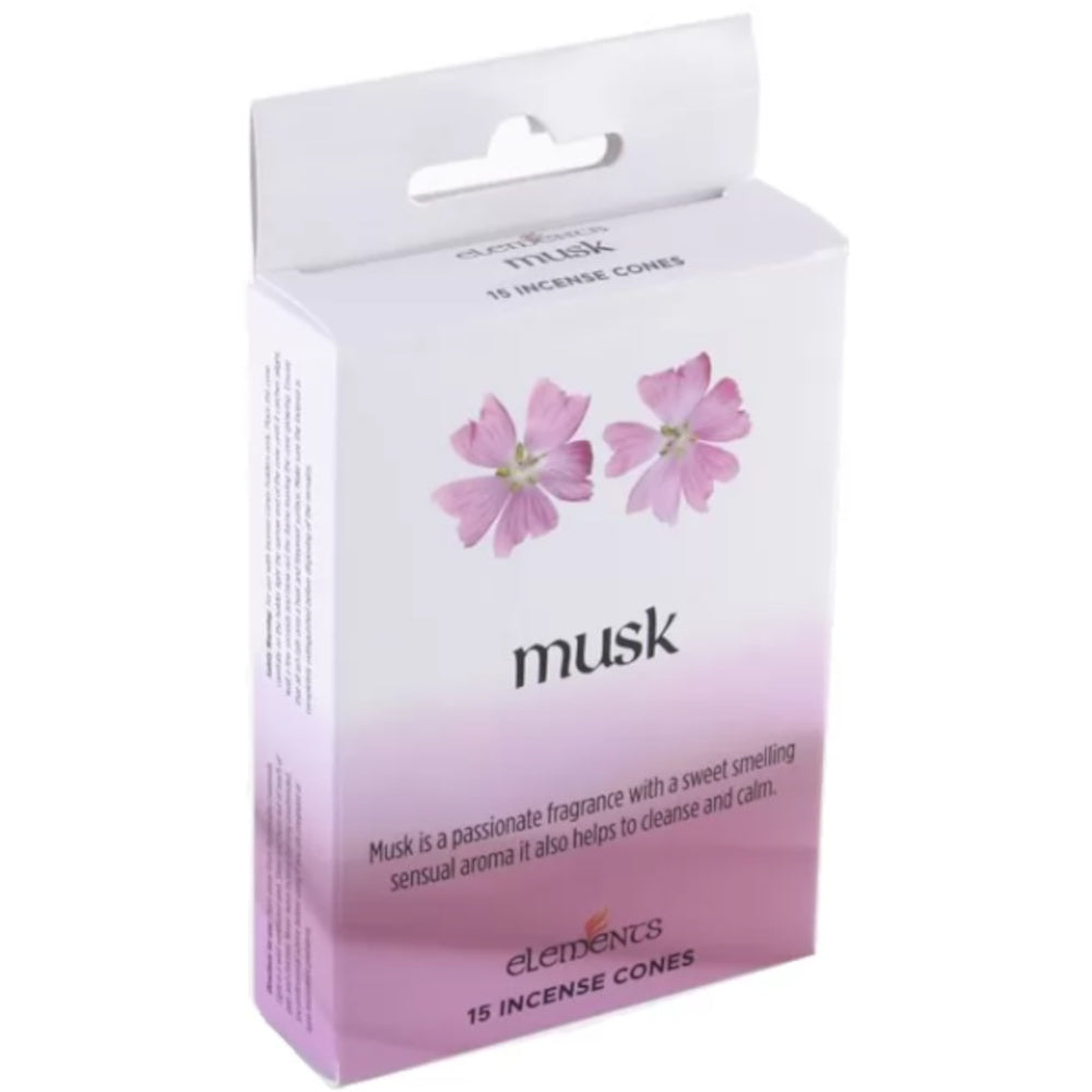 Musk Incense Cones - By Elements