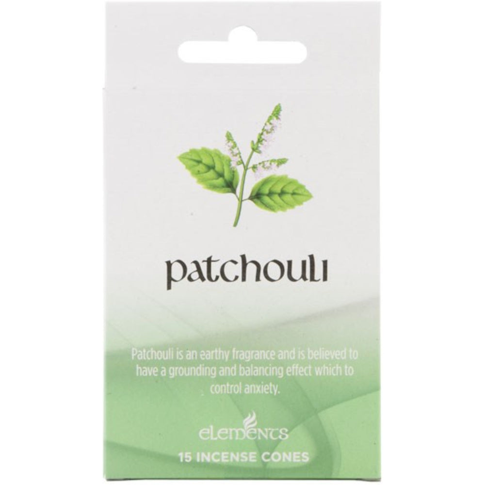 Patchouli Incense Cones - By Elements