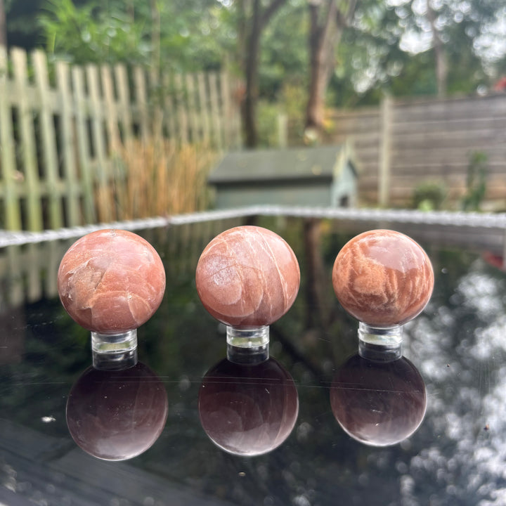 Peach Moonstone Sphere