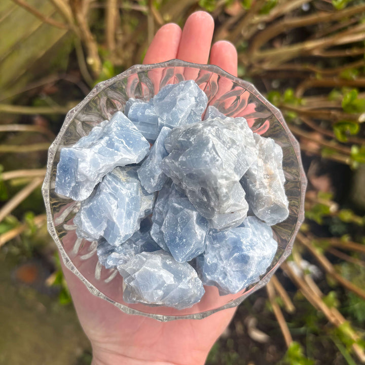 Raw Blue Calcite