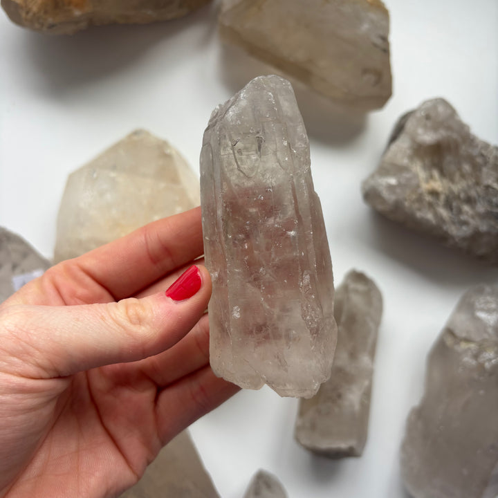 Raw Clear Quartz Piece 210 Grams