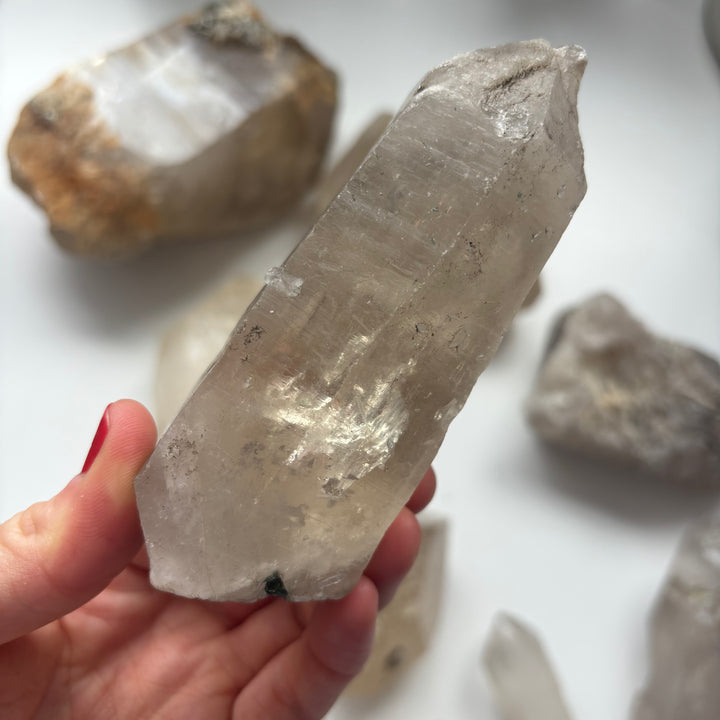 Raw Clear Quartz Piece 330 Grams