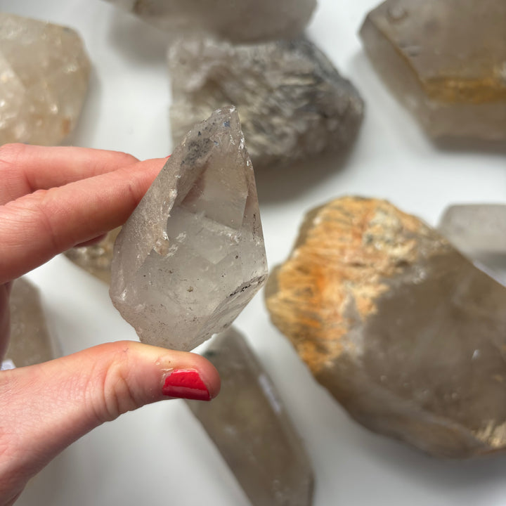 Raw Clear Quartz Piece 110 Grams