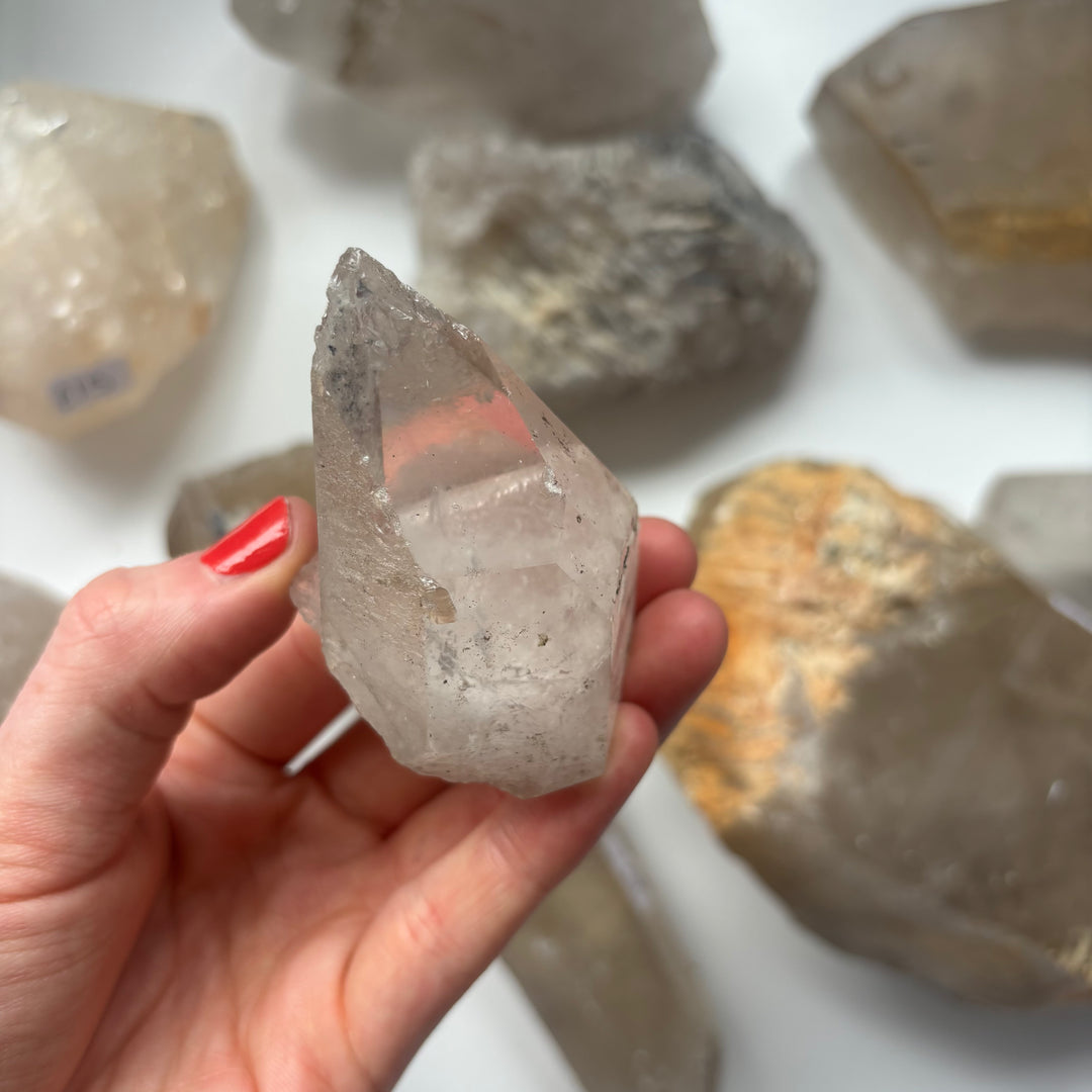 Raw Clear Quartz Piece 110 Grams