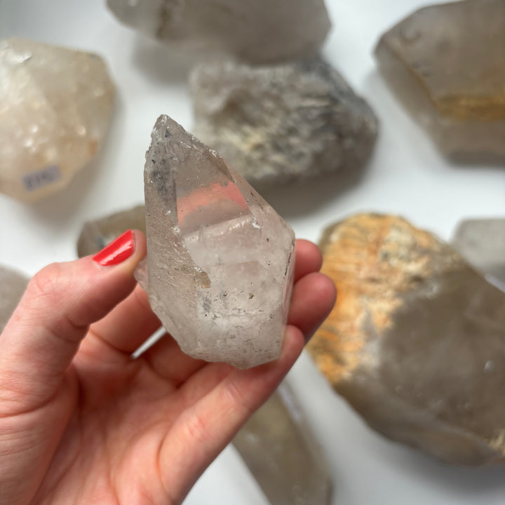 Raw Clear Quartz Piece 110 Grams