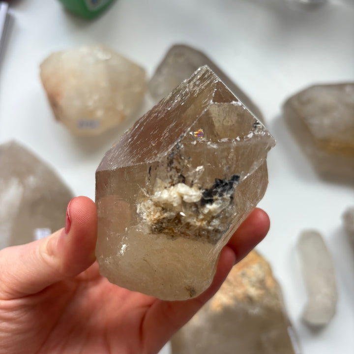 Raw Clear Quartz Piece 390 Grams