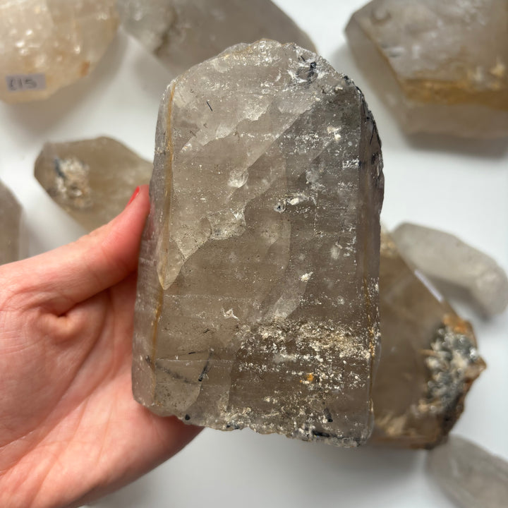 Raw Tourmaline in Quartz Piece 780 Grams