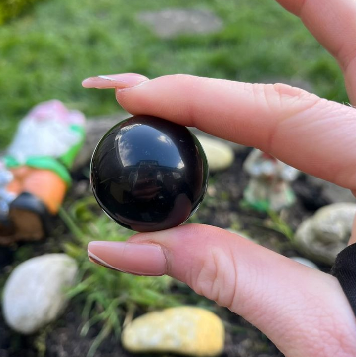 Black obsidian Sphere