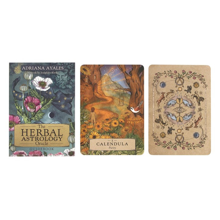 Herbal Astrology Oracle Cards by Adriana Ayales | Plant Magic